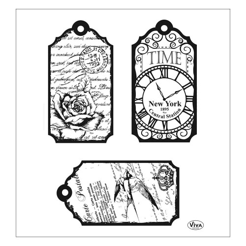 VIVA DECOR СИЛИКОНОВИ ПЕЧАТИ - TAGS TIME