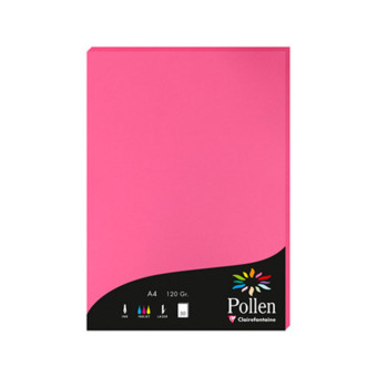 CLAIREFONTAINE ХАРТИЯ A4 120 ГР. - ИНТЕНЗИВНО РОЗОВО