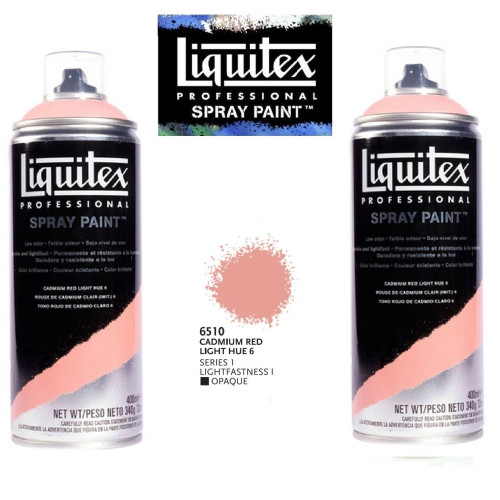 LIQUITEX PROFESSIONAL SPRAY PAINT 400 ML - CADMIUM RED LIGHT 6