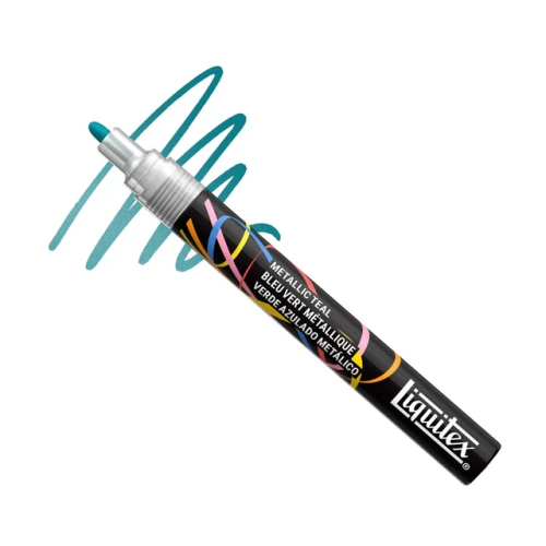 LIQUITEX АКРИЛЕН МАРКЕР 2MM - METALLIC TEAL