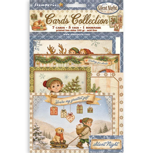 STAMPERIA SILENT NIGHT CARDS COLLECTION - SBCARD48