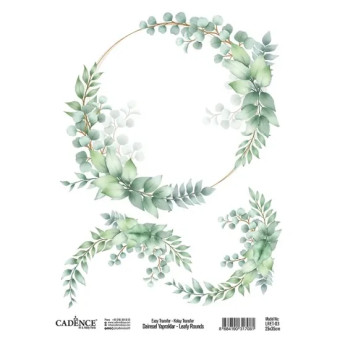 CADENCE TRANSFER DECORATION 25X35CM - LRET-03
