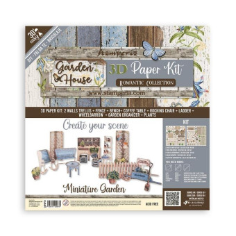 STAMPERIA POP UP KIT 3D CARD - SBPOP10