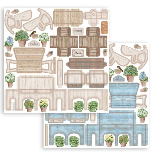 STAMPERIA POP UP KIT 3D CARD - SBPOP10
