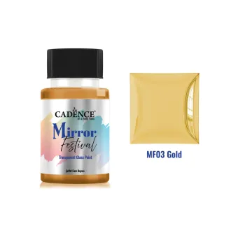 CADENCE БОЯ ЗА СТЪКЛО MIRROR FESTIVAL 50МЛ. - GOLD MF-03