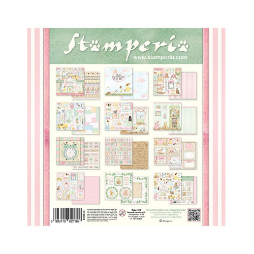 STAMPERIA БЛОКЧЕ ДИЗАЙНЕРСКА ХАРТИЯ 20,3/20,3 СМ - SBBS55