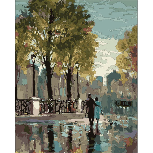 NEWART КОМПЛЕКТ ЗА РИСУВАНЕ ПО НОМЕРА 50/40СМ. - W561