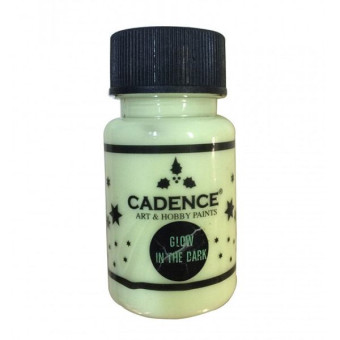 CADENCE АКРИЛНА БОЯ СВЕТЕЩА НА ТЪМНО 50 МЛ-NATURAL GREEN 578