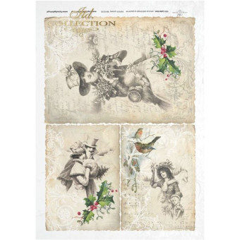 ITD COLLECTION ДЕКУПАЖНА ОРИЗОВА ХАРТИЯ А4 - R0193