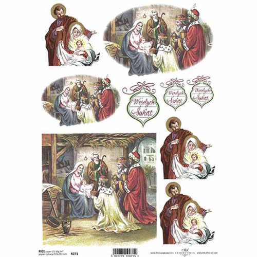 ITD COLLECTION DECOUPAGE RICE PAPER A4 - R0271