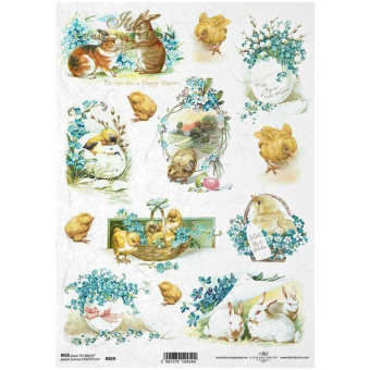 ITD COLLECTION ДЕКУПАЖНА ОРИЗОВА ХАРТИЯ А4 - R0829