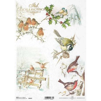 ITD COLLECTION ДЕКУПАЖНА ОРИЗОВА ХАРТИЯ А4 - R1019