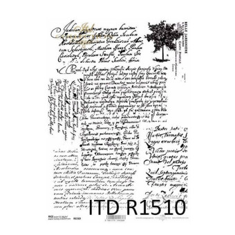 ITD COLLECTION DECOUPAGE RICE PAPER A4 - R1510