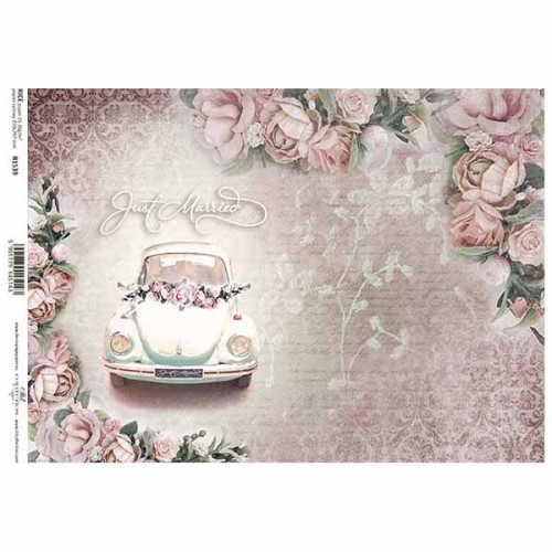 ITD COLLECTION DECOUPAGE RICE PAPER A4 - R1539