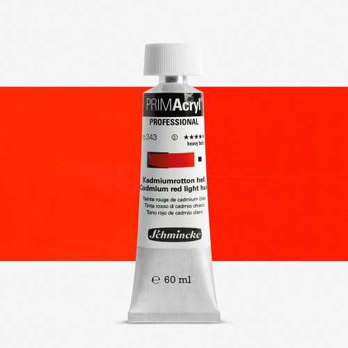 SCHMINCKE АКРИЛНА БОЯ 60 МЛ PRIMACRYL CADMIUM RED LIGHT HUE