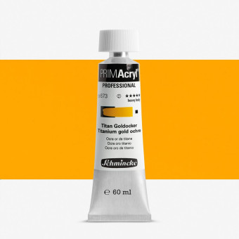 SCHMINCKE АКРИЛНА БОЯ 60 МЛ PRIMACRYL TITANIUM GOLD OCHRE