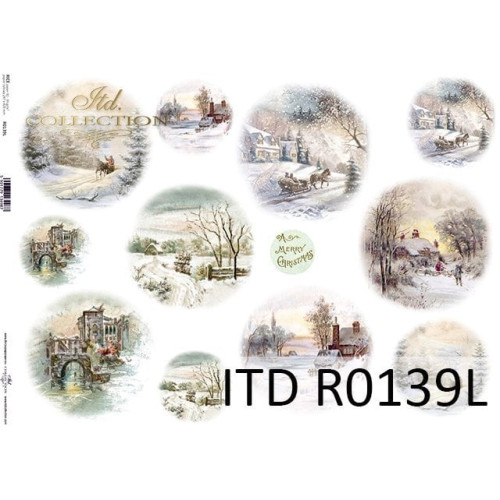 ITD COLLECTION ДЕКУПАЖНА ОРИЗОВА ХАРТИЯ А3 - R0139L