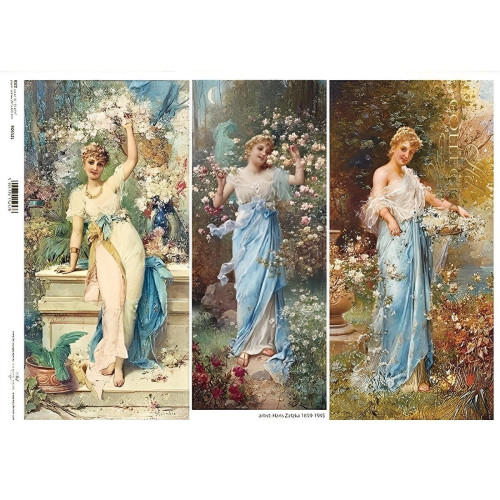 ITD COLLECTION DECOUPAGE RICE PAPER A3 - R0552L