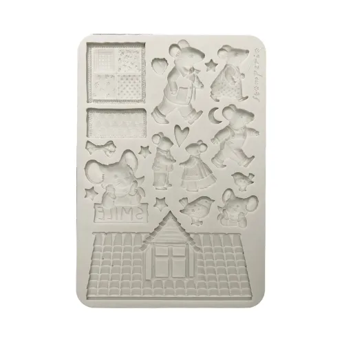 STAMPERIA FAMILY SILICONE MOLD KACMA599