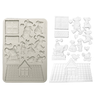 STAMPERIA FAMILY SILICONE MOLD KACMA599