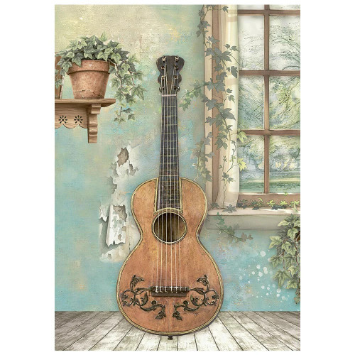 STAMPERIA SYMPHONY DECOUPAGE PAPER 8PCS A6 DFSA6X07