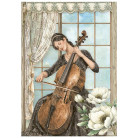 STAMPERIA SYMPHONY DECOUPAGE PAPER 8PCS A6 DFSA6X07