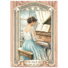 STAMPERIA SYMPHONY DECOUPAGE PAPER 8PCS A6 DFSA6X07