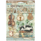 STAMPERIA SYMPHONY DECOUPAGE PAPER 8PCS A6 DFSA6X07