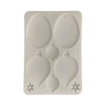 STAMPERIA CLASSIC CHRISTMAS SILICONE MOLD KACMA613