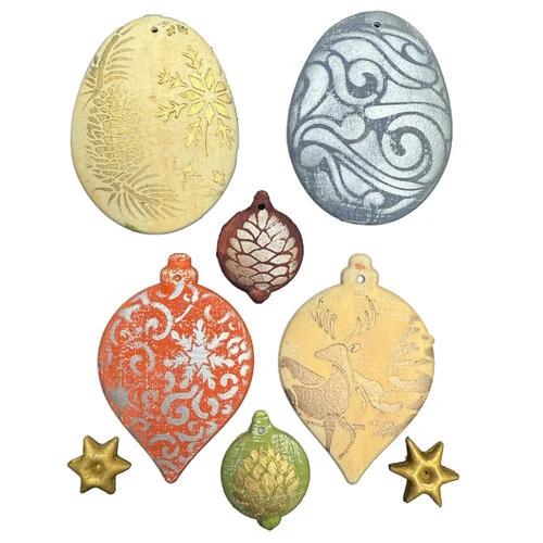 STAMPERIA CLASSIC CHRISTMAS SILICONE MOLD KACMA613