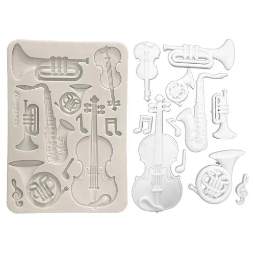 STAMPERIA SYMPHONY SILICONE MOLD KACMA615