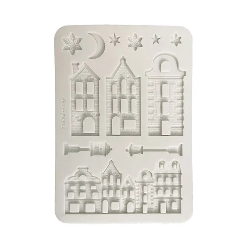 STAMPERIA CLASSIC CHRISTMAS SILICONE MOLD KACMA616