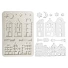 STAMPERIA CLASSIC CHRISTMAS SILICONE MOLD KACMA616