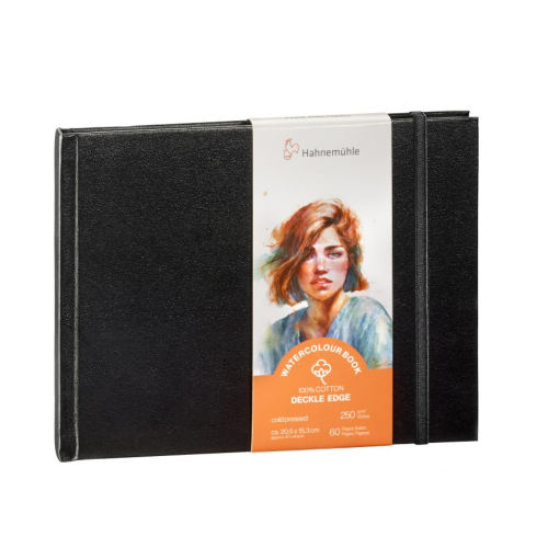 HAHNEMÜHLE WATERCOLOUR BOOK 250G 20.5/15.3 30S COLD PRESSED