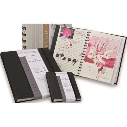 HAHNEMUHLE СКИЦНИК TEXT I ART 120 ГР. 60 Л. А6 ЧЕРЕН