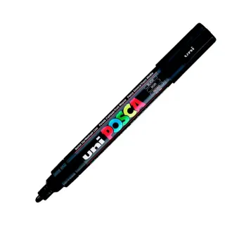 POSCA АКРИЛЕН МАРКЕР PC-5M, 1.8-2.5 MM - BLACK