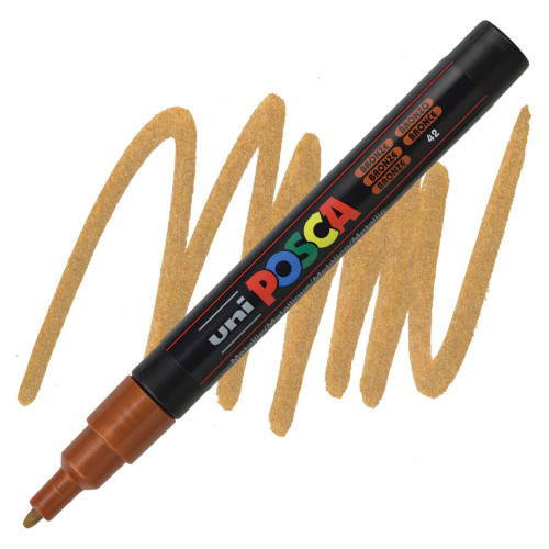 POSCA АКРИЛЕН МАРКЕР PC-3M, 0.9-1.3 MM - BRONZE