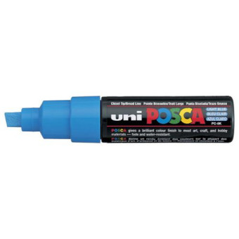 POSCA ACRYLIC MARKER PC-8K, 8 MM - LIGHT BLUE