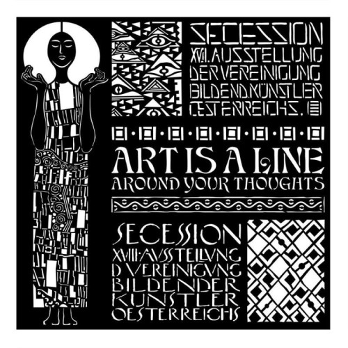 STAMPERIA MEDIA STENCIL - TEMPLATE 18 X 18 CM - KSTDQ65