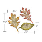 SIZZIX BIGZ ЩАНЦИ ЗА ИЗРЯЗВАНЕ - TATTERED LEAVES