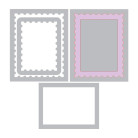 SIZZIX FRAMELITS ЩАНЦИ ЗА ИЗРЯЗВАНЕ - POSTAGE STAMPS