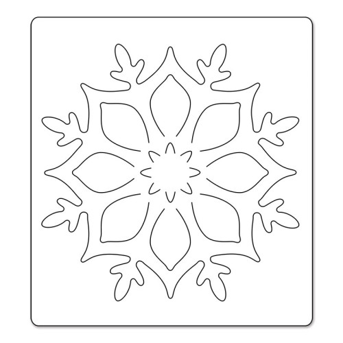 SIZZIX BIGZ ЩАНЦИ ЗА ИЗРЯЗВАНЕ - SNOWFLAKE ORNAMENT