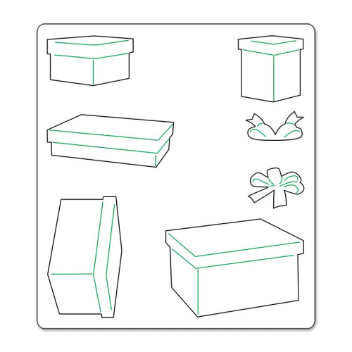 SIZZIX BIGZ ЩАНЦИ ЗА ИЗРЯЗВАНЕ - PACKAGES AND BOWS