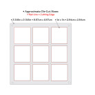 SIZZIX THINLITS ЩАНЦИ ЗА ИЗРЯЗВАНЕ - GRID WORKS 7/8 "