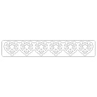 SIZZIX STRIP DIES FOR CUTTING - DECORATIVE HEARTS #2