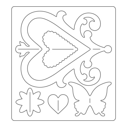 SIZZIX BIGZ DIE CUTTING DIES - HEART PENDANT