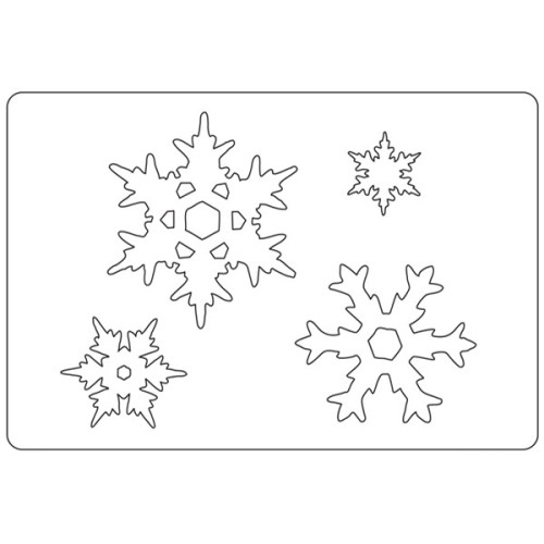 SIZZIX BIGZ ЩАНЦИ ЗА ИЗРЯЗВАНЕ - STACKED SNOWFLAKES