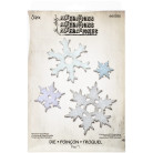 SIZZIX BIGZ ЩАНЦИ ЗА ИЗРЯЗВАНЕ - STACKED SNOWFLAKES