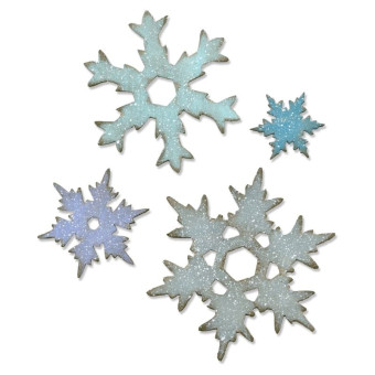 SIZZIX BIGZ ЩАНЦИ ЗА ИЗРЯЗВАНЕ - STACKED SNOWFLAKES