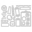 SIZZIX THINLITS DIES FOR CUTTING - FANCY BASE